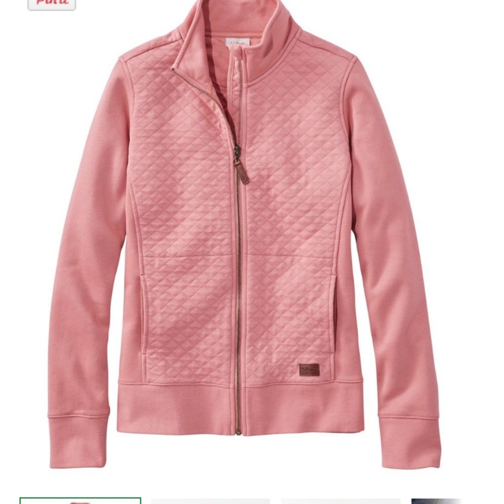 L.L. Bean Women’s Full-Zip Quilted Sweatshirt